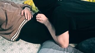 Daydreamed with a hetero mate about deep throating his manstick