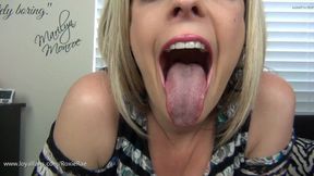 ROXIE RAE LICKING & SHOWING OFF HER TONGUE