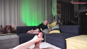 Blonde Sage Rabbit Shows Off Her Sucking & Riding Skills