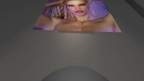 Futanari. Gloryhole Double Coins in a Sex Booth.