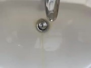 Pissing in sink cause why not