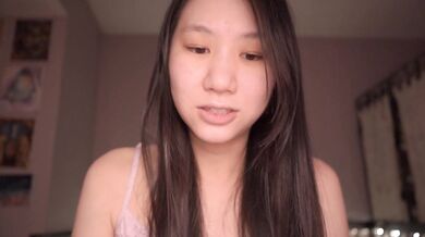 Learning About Family With A Cute Asian Girl