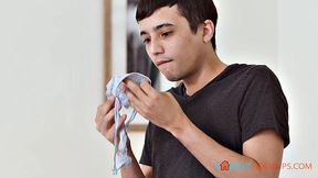 Avery Black catches her stepson sniffing her panties.