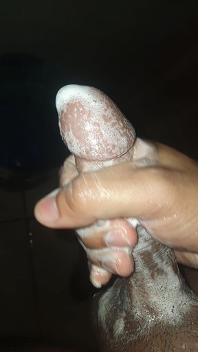 Young Man Was Bathing in His Mother-in-law's Shower and Almost Caught Him Masturbating