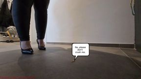 Shrunken and found by the lovely bbw boss