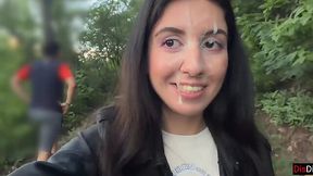 This Public Cumwalk Fail Leaves Dude Dripping Jizz on His Face While Strangers Watch and Laugh
