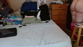 Obese Pig Sissy Cant Get His Tiny Dick Hard