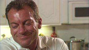 terri summers takes cumshot on tits after kitchen fuck