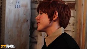 Female prison guardian have dirty fun with her tattooed prisoner