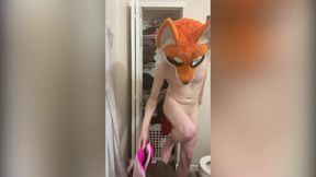 Foxxo Stripteases in Pink Swimsuit.mp4