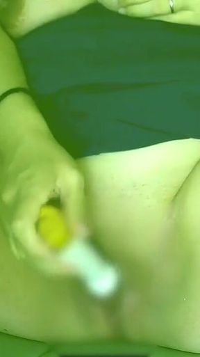 A Married Woman Feels Disgusted as She Plays with Her Pussy in a Car Parked in a Shop's Parking Lot.
