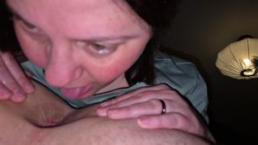 Self sucking and rimmed assist- Strained sloppy cock