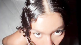 Teenie Latina Gets Packed Up with Her Stepbrother's Meatpipe