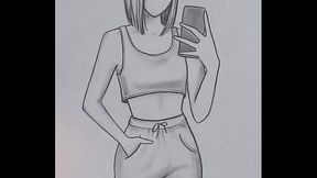How to draw a girl Easy Pencil Sketch for You