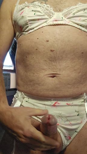 Fun in My White Bra and Panties