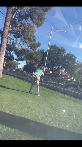 Got on the Green From About 160 Using My 5 Iron Though I Rather Have 8 Iron in My Mouth