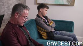 Stepdad Reece Scott dicks down twink stepson