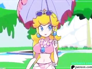 Princess Peach from the Mario Bros Uncensored Hentai