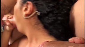 Threesome with 2 Big Cocks and a Hot Slut