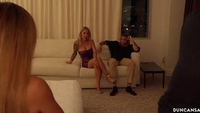 Surprising Foursome Session with Unforeseen Partners