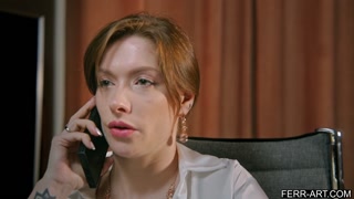Lesbian accountant tries to suck man first time Sata Jones