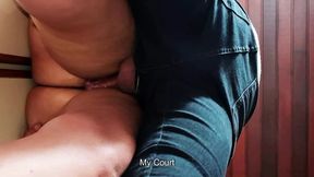 Fucking my married goddaughter&#039;s ass in the pantry until I cum inside.