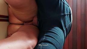 Fucking my married goddaughter&#039;s ass in the pantry until I cum inside.