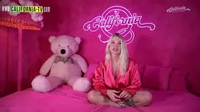 Hot blonde with big tits masturbates for you.