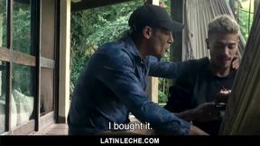 LatinLeche - Watching My Tatted Latino Boyfriend Get Fucked By Another Guy