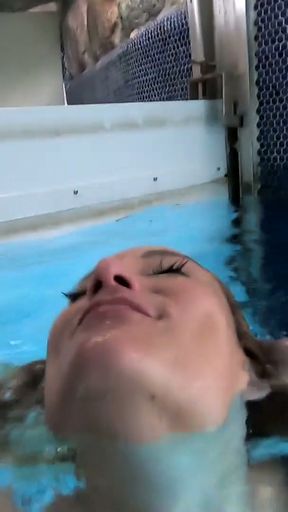 SECRETLY FUCKED IN PUBLIC POOL   Clip 2