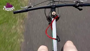 Horny Cyclist Dominates Pretty Boy 18+ in Outdoors Fetish Fun