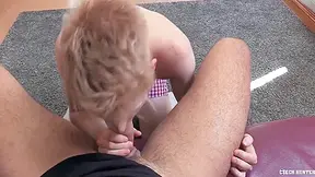 Tall Blond Guy Needs Some Extra Cash, So He Takes The Offer To Stuff A Pecker With Some Guy