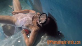 Pool masturbation gone bad underwater