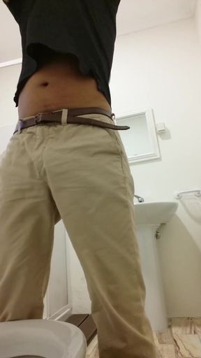 A big stick making golden rain first thing in the morning