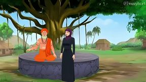 New Desi Pandit And Hijabi Ladki Sexy Video