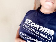 en el gimnasio mostrando mis tetas