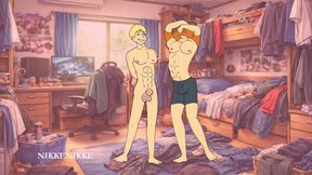 Yaoi From Duo Handjob to Intense Chimney Sweeping