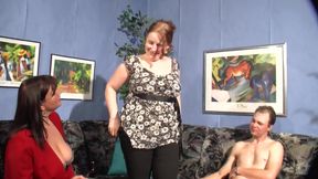 Sexy busty BBW is a good couple sex therapist - 4