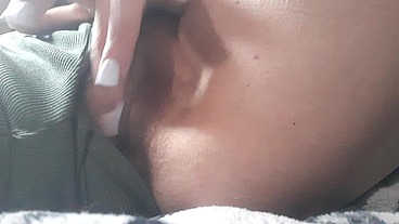 Taking my time on my hairy pussy