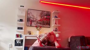 Trans Sissy Deep Anal Destroyed First Gushing Sissygasm Chastity Lock