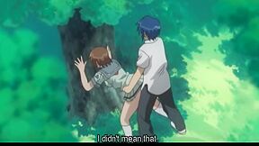 Hentai Girl Banged Against The Tree And Jizz Shot