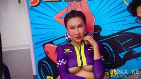 Exciting Asian Group Fun at the Racing Academy!