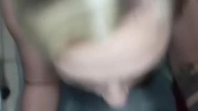 On her Knees for my dick