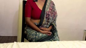 Indian village Sexy maid sex in desi saree with wild orgasm hindi audio