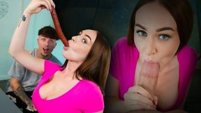 Emily Norman - Stepsis Proves She's a Throat Goat - Mp4 HD