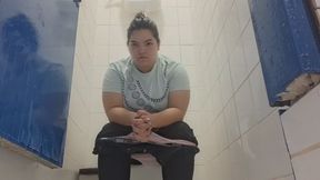 Exotic sounds are coming from the human toilet