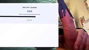 Exercise Session for a strong &mdash;  fat and powerful 19 cm cock that can last hours without cumming