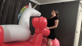 Sexy Inflatable Humping & Cutting Fun With Melanie Hicks - FULL (SD 720p WMV)