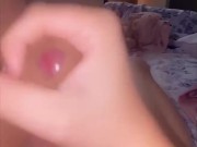 playing with my girly cock