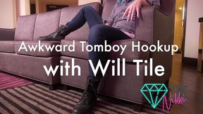 tomboy awkward hookup creampie